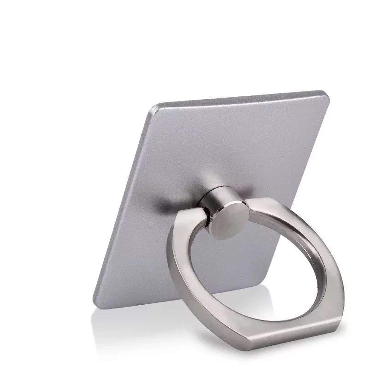 360 Degree Universal Phone Tablet GPS Ring Finger Holder Stand car Mount Silver