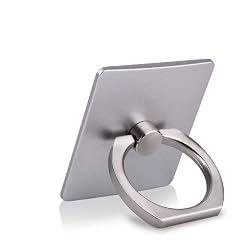 Phone Tablet Ring Holder Stand car BlackBerry Keyone DTEK60 DTEK50 Priv Leap Z3 Silver