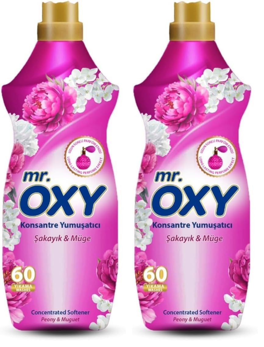 Mr Oxy Konsantre Yumuşatıcı Şakayik & Muge 1440 ml (2 paketi)