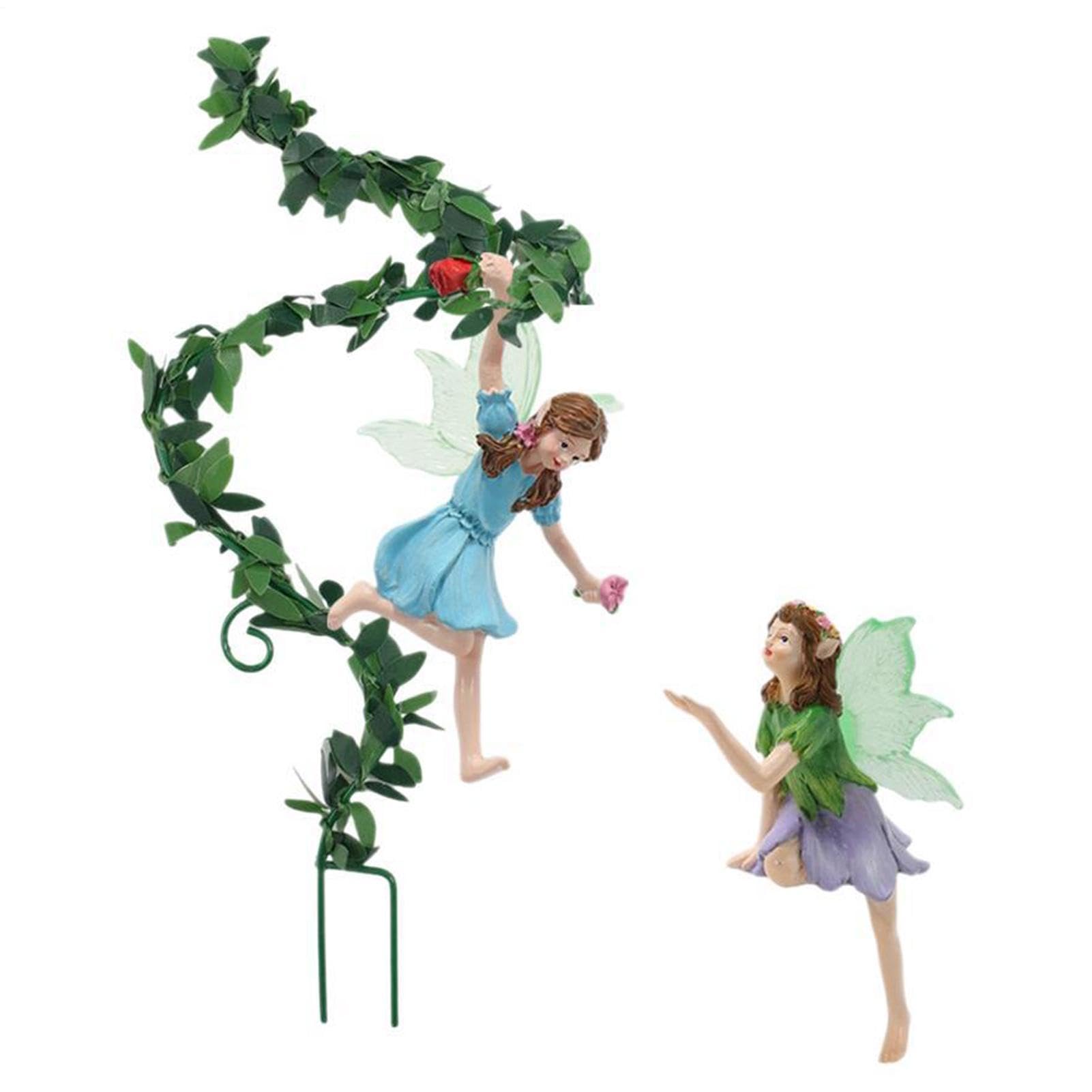 Figurines de Jardin Féerique phosphorescentes en résine durable pour embellir votre balcon