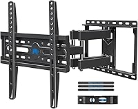 Mounting Dream MD2380 Full Motion TV Wall Mount for 32-65 Inch TVs - Swivel Tilt Articulating Arms, Fits 16" Studs, Up to 99lbs VESA 400x400