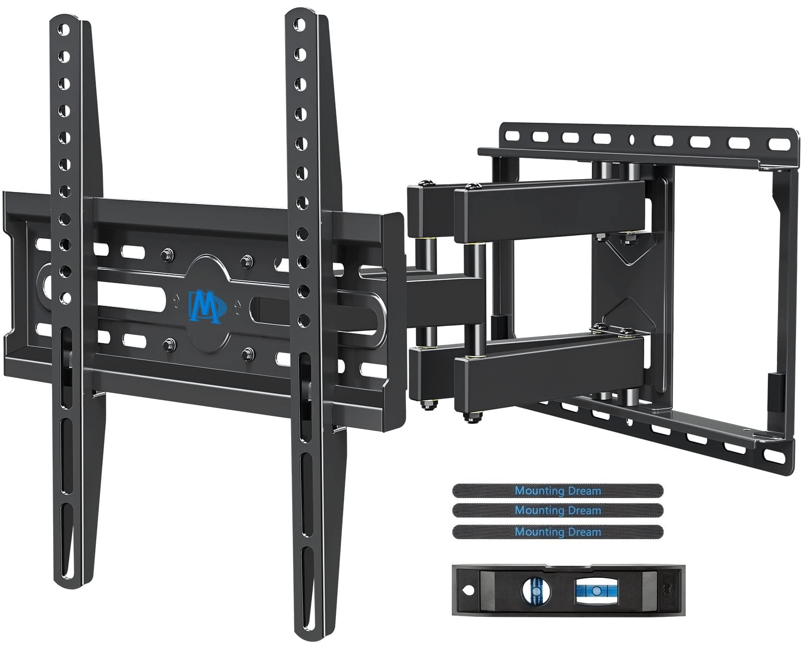 Mounting Dream TV Wall Mount for 32-65 Inch Television,Mount with Swivel and Tilt, Full Motion Bracket with Articulating Dual Arms, Fits 16inch Studs, Max VESA 400X400 mm, 99lbs, MD2380Mounting Dream TV Wall Mount for 32-65 Inch Tel…
