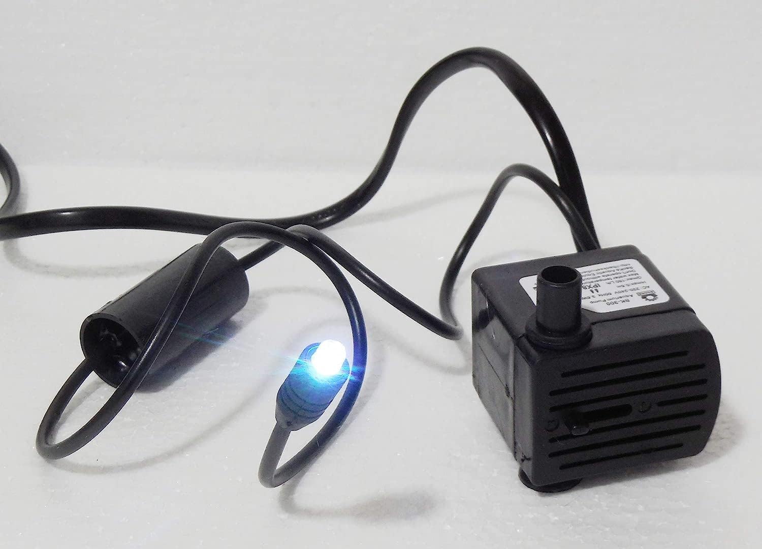 Asian Pumps & Machineries 3W Small Fountain Water Pump For Showpiece/Aquarium/Single Led Mirchi Bulb Pump head 2 ft (200 l/hr) Colour Changing Light Effect (RGBPW)-image-49