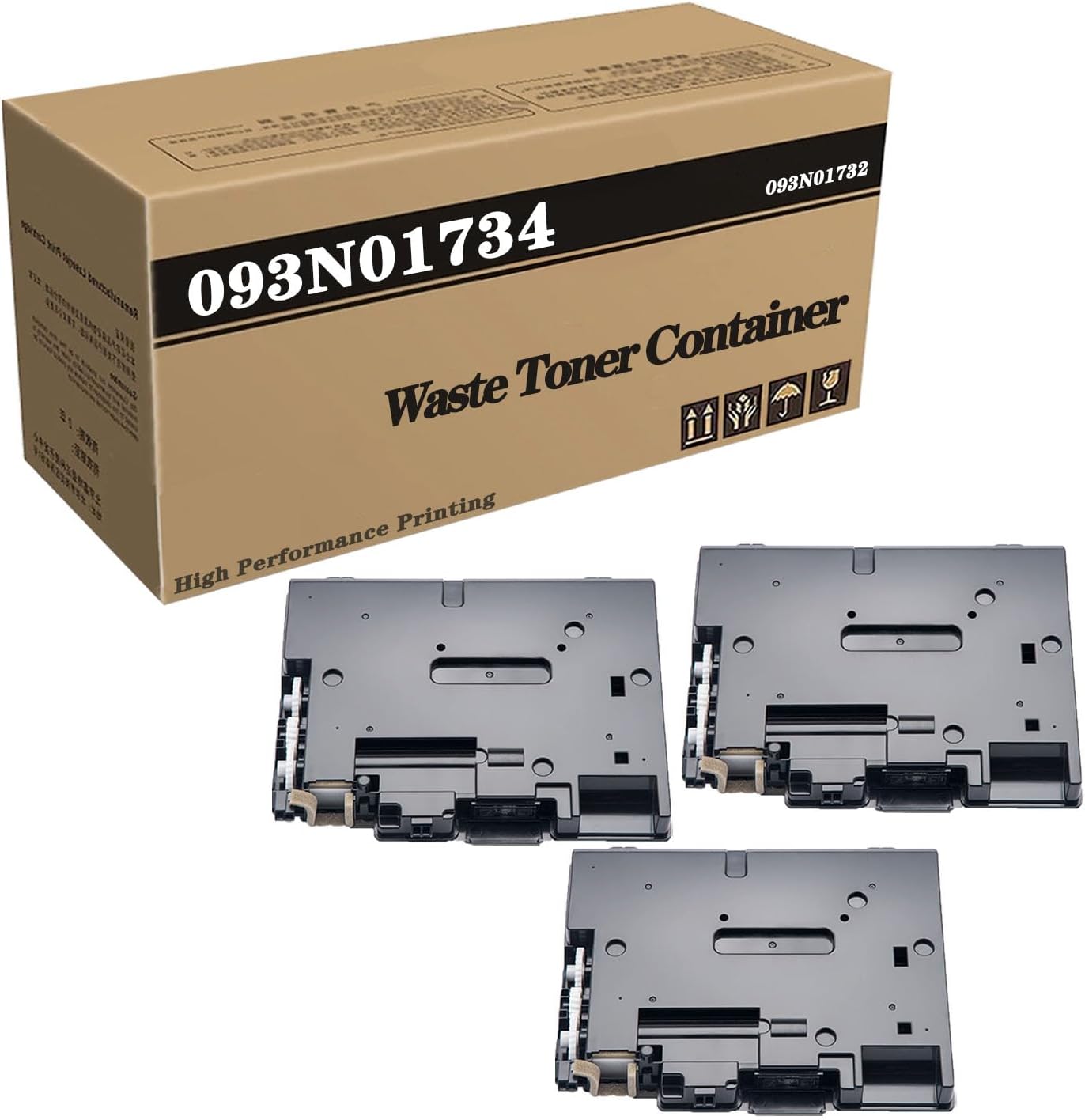 Amazon.com: UEKSLL Compatible 093N01734 093N01732 Waste Toner Container ...