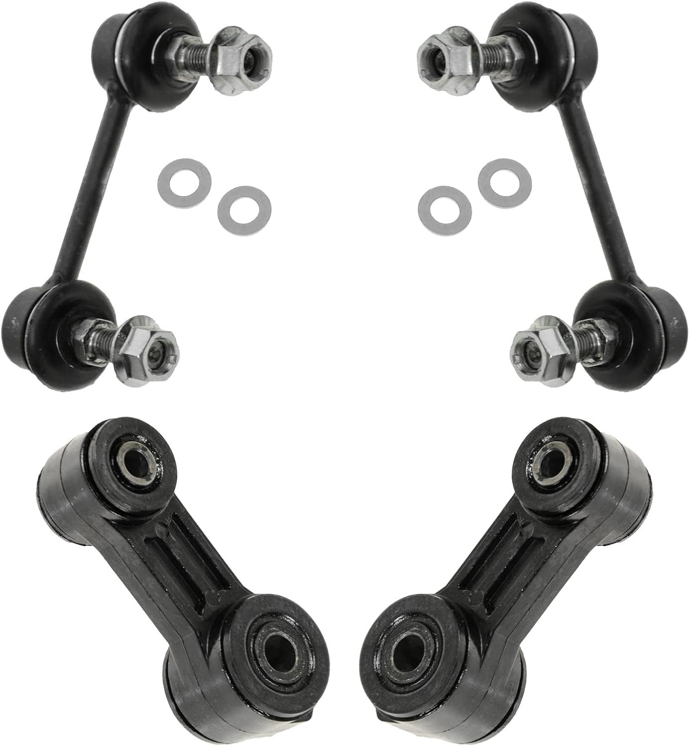 TRQ Front & Rear Sway Bar Stabilizer Link Set Compatible with 2003-2006 Subaru Baja