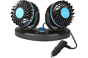 Car Fan Dual: Adjustable Cooling Fan for Automobiles