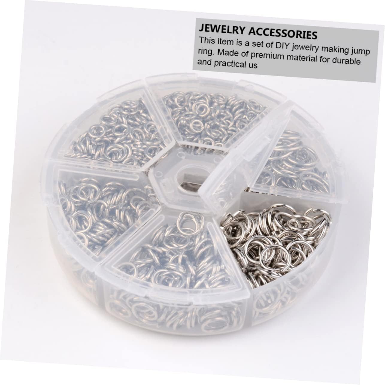 STOBOK 2sets Jewelry Making Accessories Open Jump Rings DIY Open Jump Ring Jewelry Kit Clasp