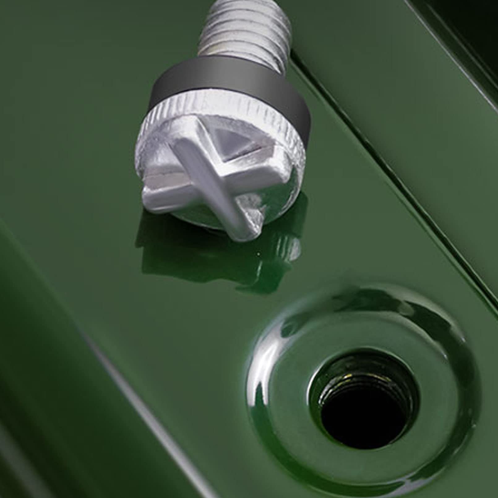 Recipientes para gasolina El tanque de gas de metal puede acceder al ejército de gasolina verde, el combustible diesel puede alimentar el tanque de copia de seguridad de emergencia, con un pico flex