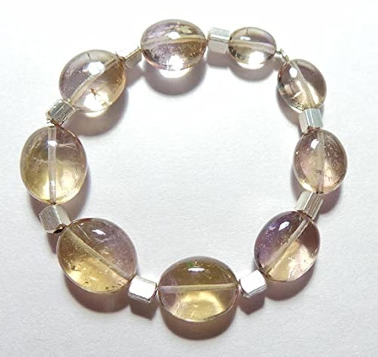 Ametrine naturelle en pépites lisses pour création de bijoux uniques haut de gamme