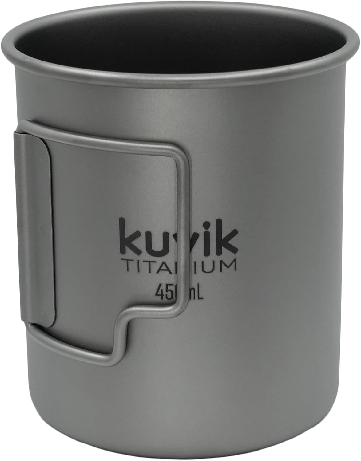 Kuvik Titanium Micro Solid Fuel Stove & 450ml (15.2 oz) Titanium Pot Bundle