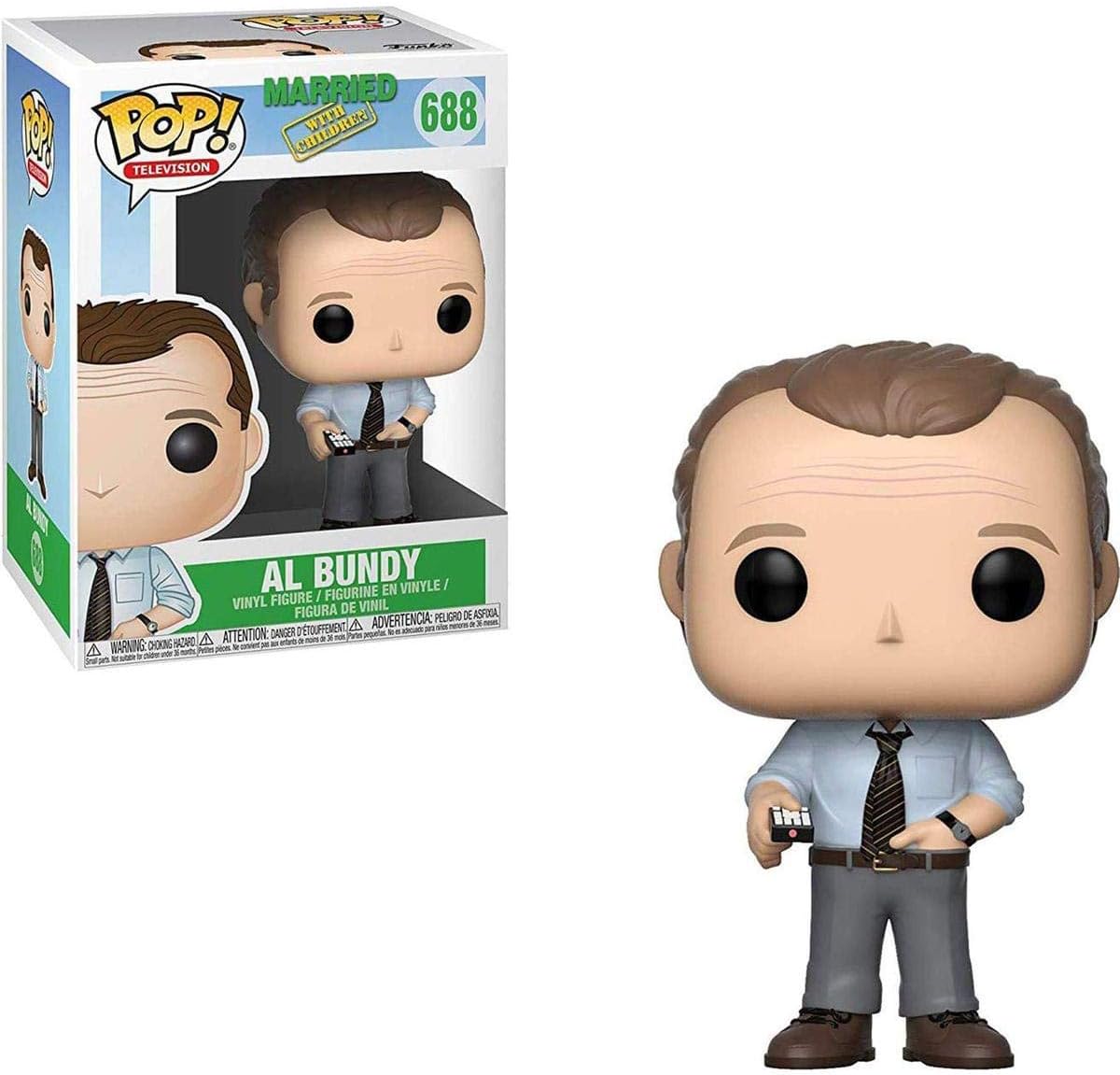 Funko Pop Television: Married with Children - Al with Remote Collectible Figure, Multicolor