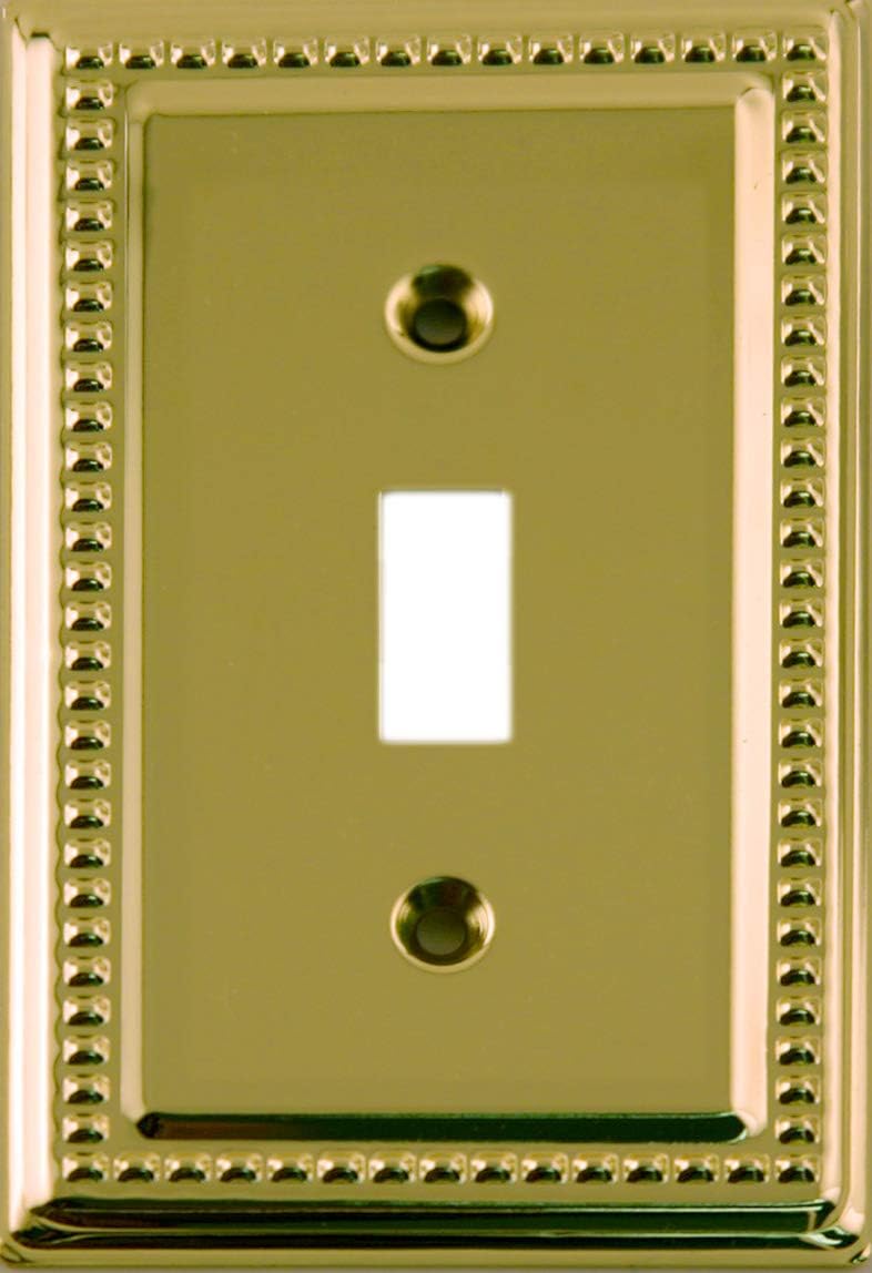 "Vintage" Brass Wall Plate Switch Plate 2216 (Toggle)