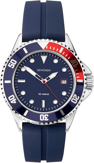 sekonda blue dial
