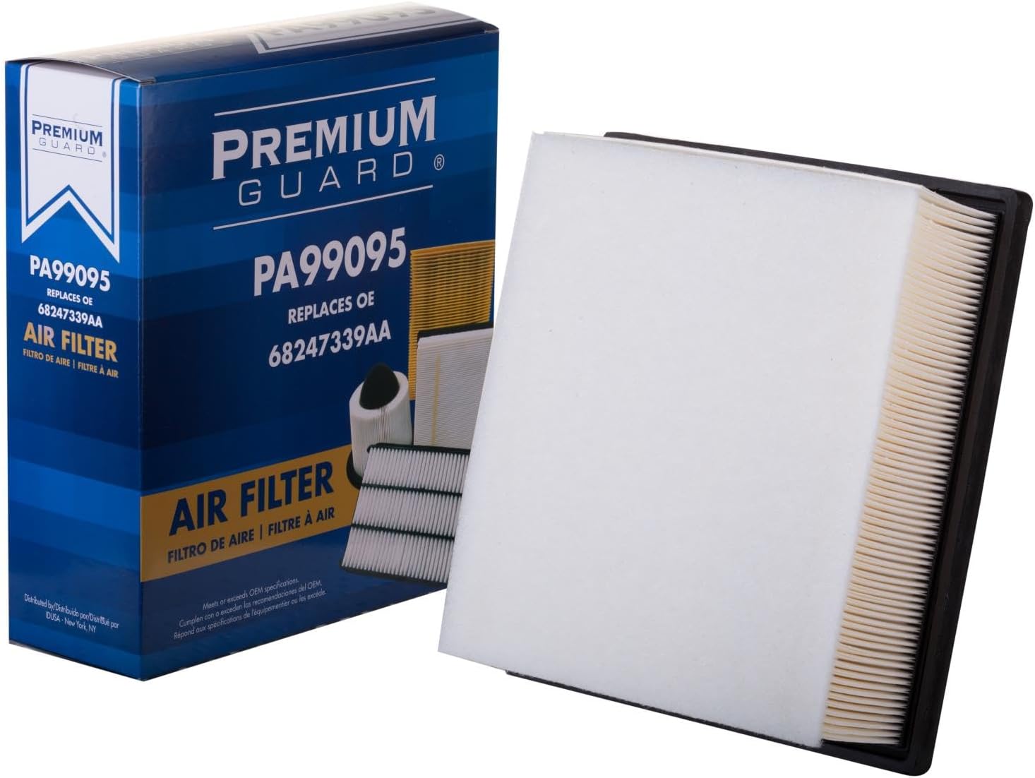 PG Engine Air Filter PA99095 | Fits 2017-2024 Jeep Compass, 2015-2021 Renegade, 2015-2022 Ram ProMaster City, 2016-2018 Fiat 500X - Amazon product rated Grade A
