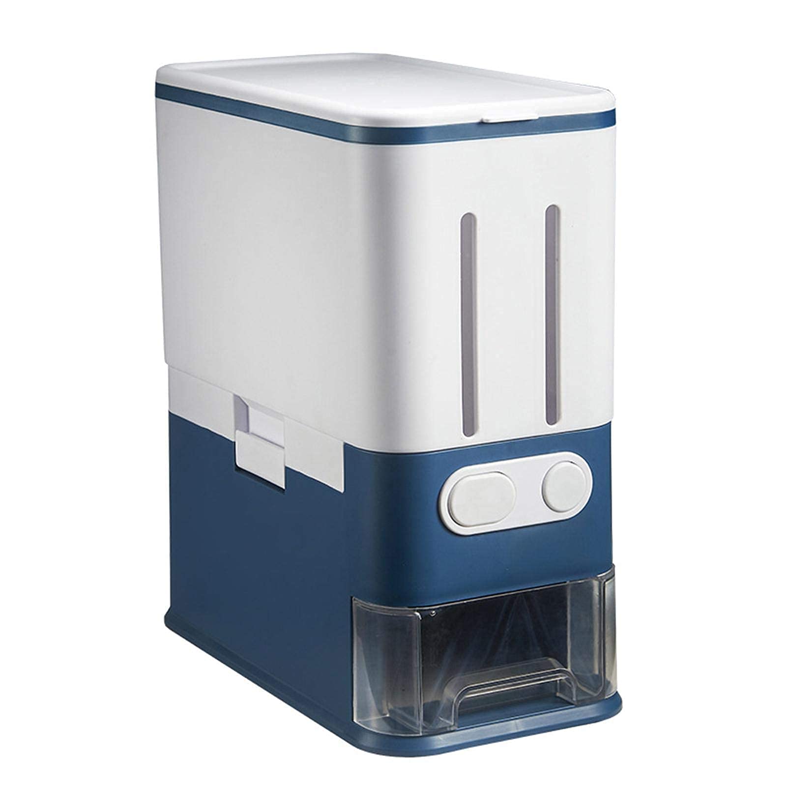 Contenedor de almacenamiento grande, caja de almacenamiento, para la cocina, filtro de plástico hermético con tapa, tarro de almacenamiento para almacenar pasta, muesli, arroz, harina y alimentos pa