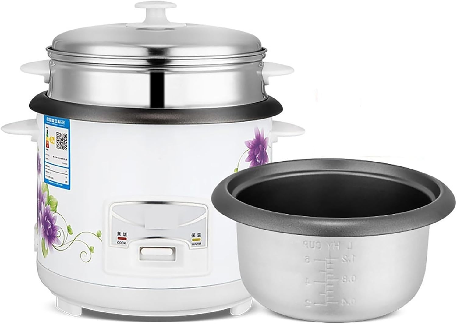 Rice Cooker (1.5-6L) Home Intelligent Insulation Multi-function Rice Cooker，Small Appliances Can Accommodate Up To 8 People 220-240V US/EU(4L)