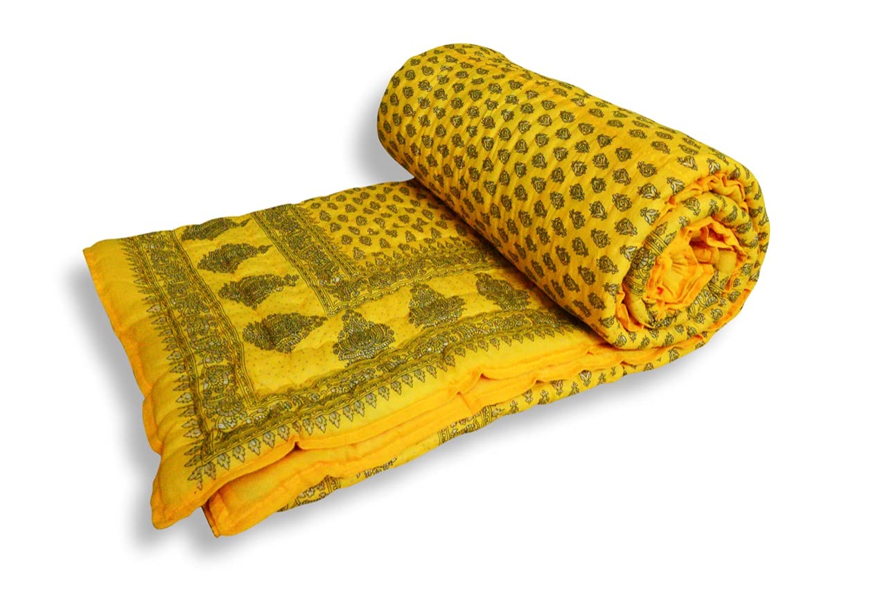 Buy Cure & Care AC Quilt/Razai Jaipuri Rajasthani Traditional Double Bed Light Weight Pure