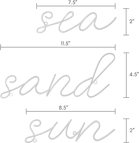 Vista 27 de Americanflat Decoración de pared de 14 x 10.5 pulgadas, decoración de pared de metal de anclaje para dormitorio, decoración moderna de pared