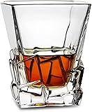 CONCEPTION DU CORPS DE LA TASSE EN FORME D'ICEBERG: conception créative du corps de la tasse, transparente et lumineuse, lisse et délicate, agréable au toucher et plus adaptée au whisky.