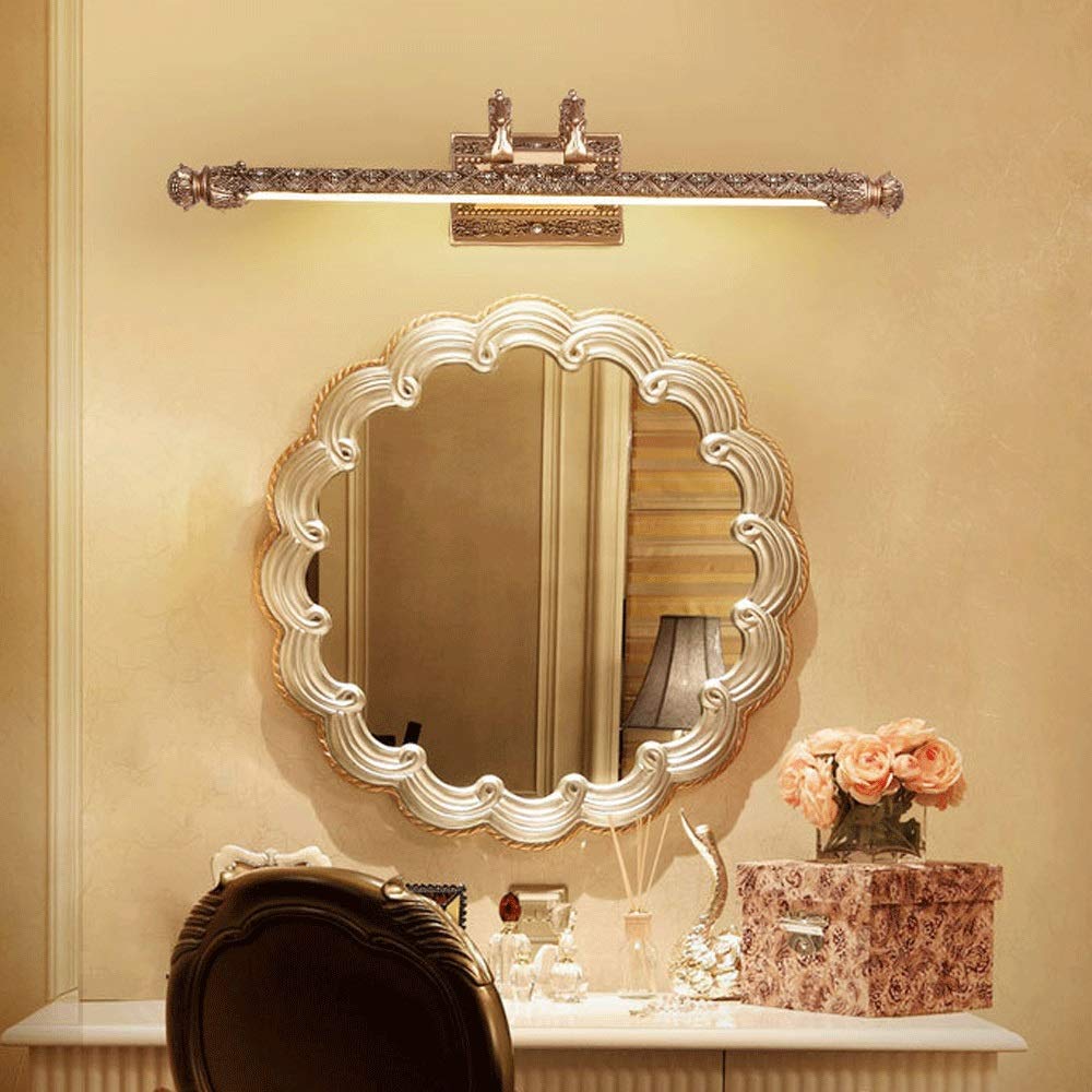 Lampada a Specchio Frontale a Led, Luce per il Trucco in Bagno, Illuminazione per Quadri, Lampade da Parete per Armadio a Specchio e Tavolo da Toeletta, 3000K
