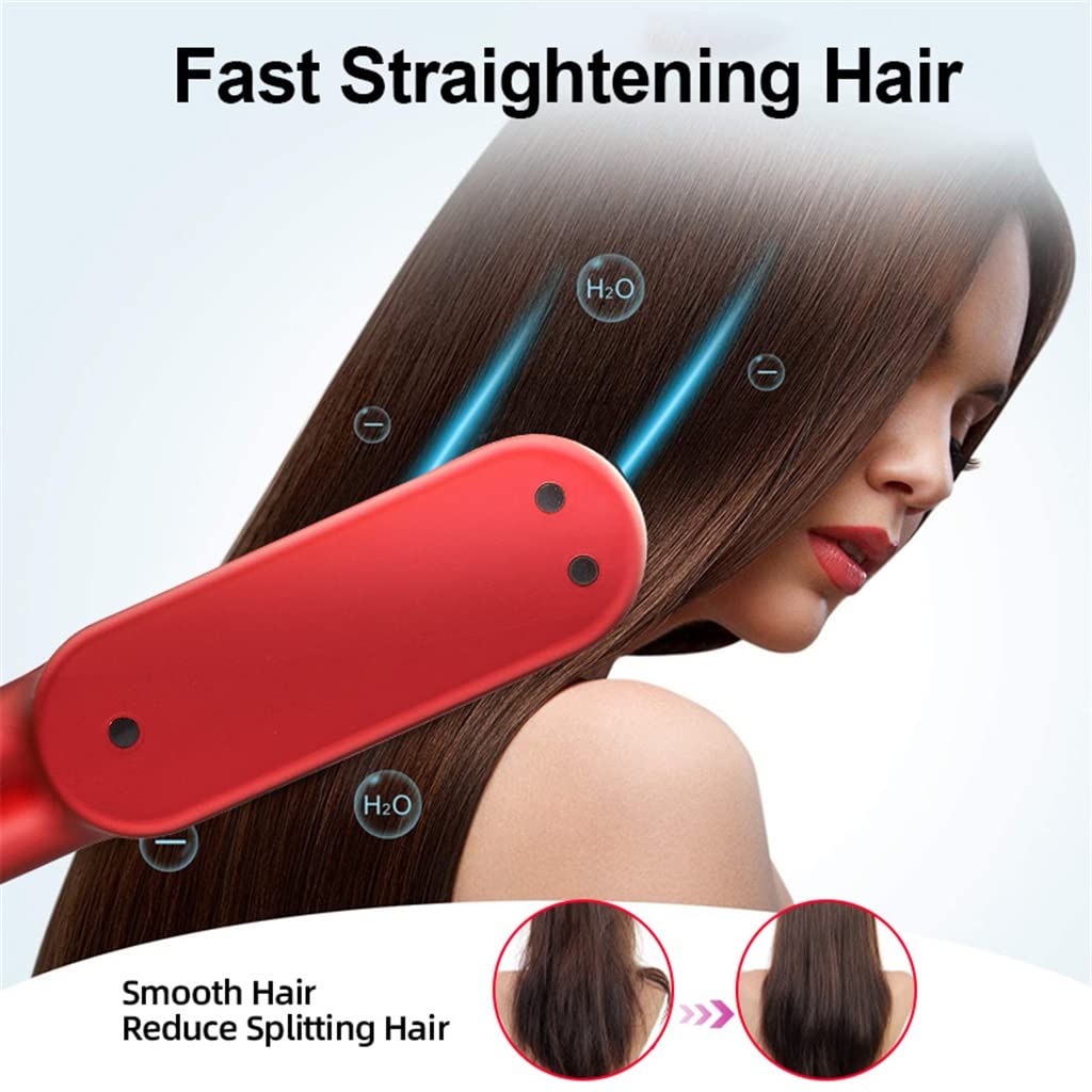 Viaggio Combatte Riscaldamento Capelli Portatile 2 in 1 Strumenti Styling Professionale Senza Fili