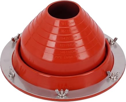 ikare Stove Jack Kit for Tent, 3" to 6-1/4" Roof Pipe Flashing Boot