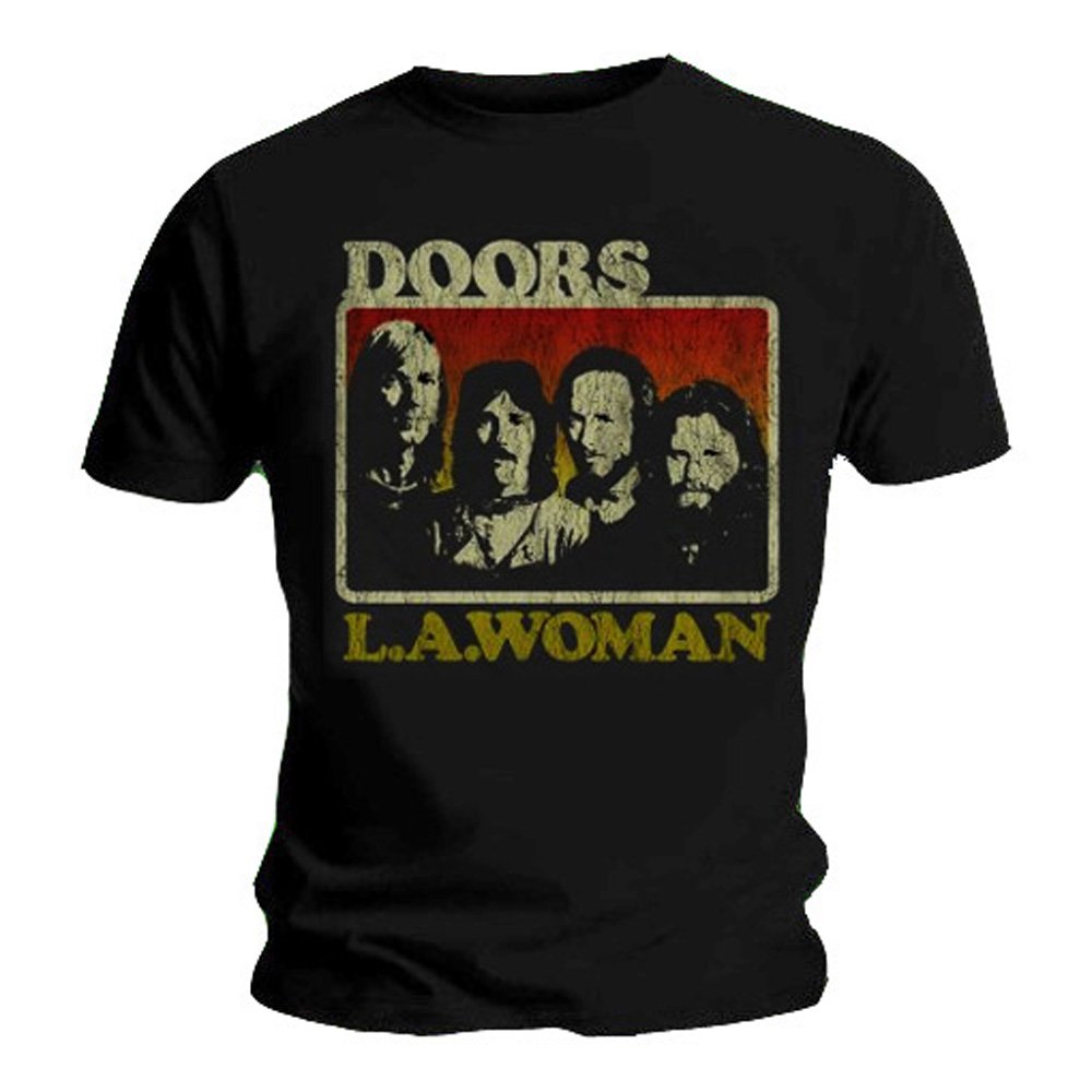 Official T Shirt THE DOORS Jim Morrison LA Woman Band Vintage M