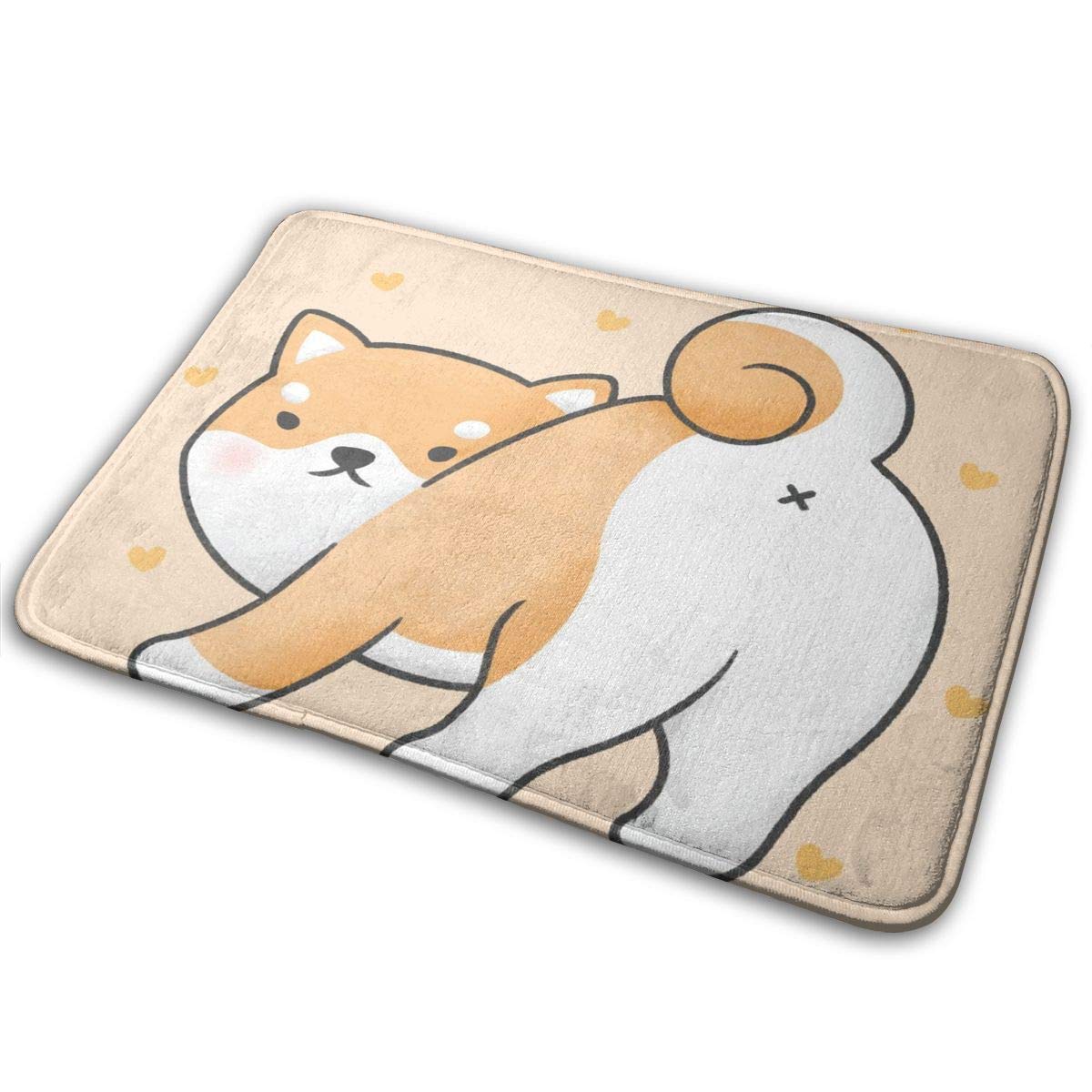 バスマット　お風呂マット　足マット　犬　かわいい　40×60cm Amazon｜バスマット 玄関マット お風呂マット 柴犬 犬 手描き