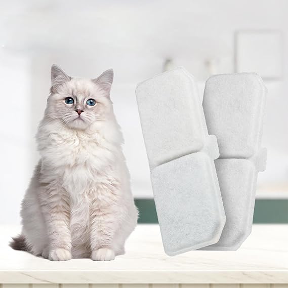 Refresh Cat S Drinking Experience With Water Fountain Filters Designed For Optimal Replaceable Cat Water Fountain Filter Pets Filter Four Filtration Effective