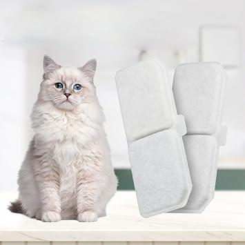 Refresh Cat S Drinking Experience With Water Fountain Filters Designed For Optimal Replaceable Cat Water Fountain Filter Pets Filter Four Filtration Effective