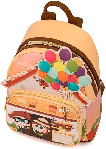 Miniatura 3 de Loungefly Disney Pixar Up Working Buddies - Bolso de hombro con doble correa para mujer Multi Bordado