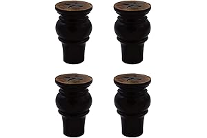 WEICHUAN Wood Furniture Legs, Set of 4