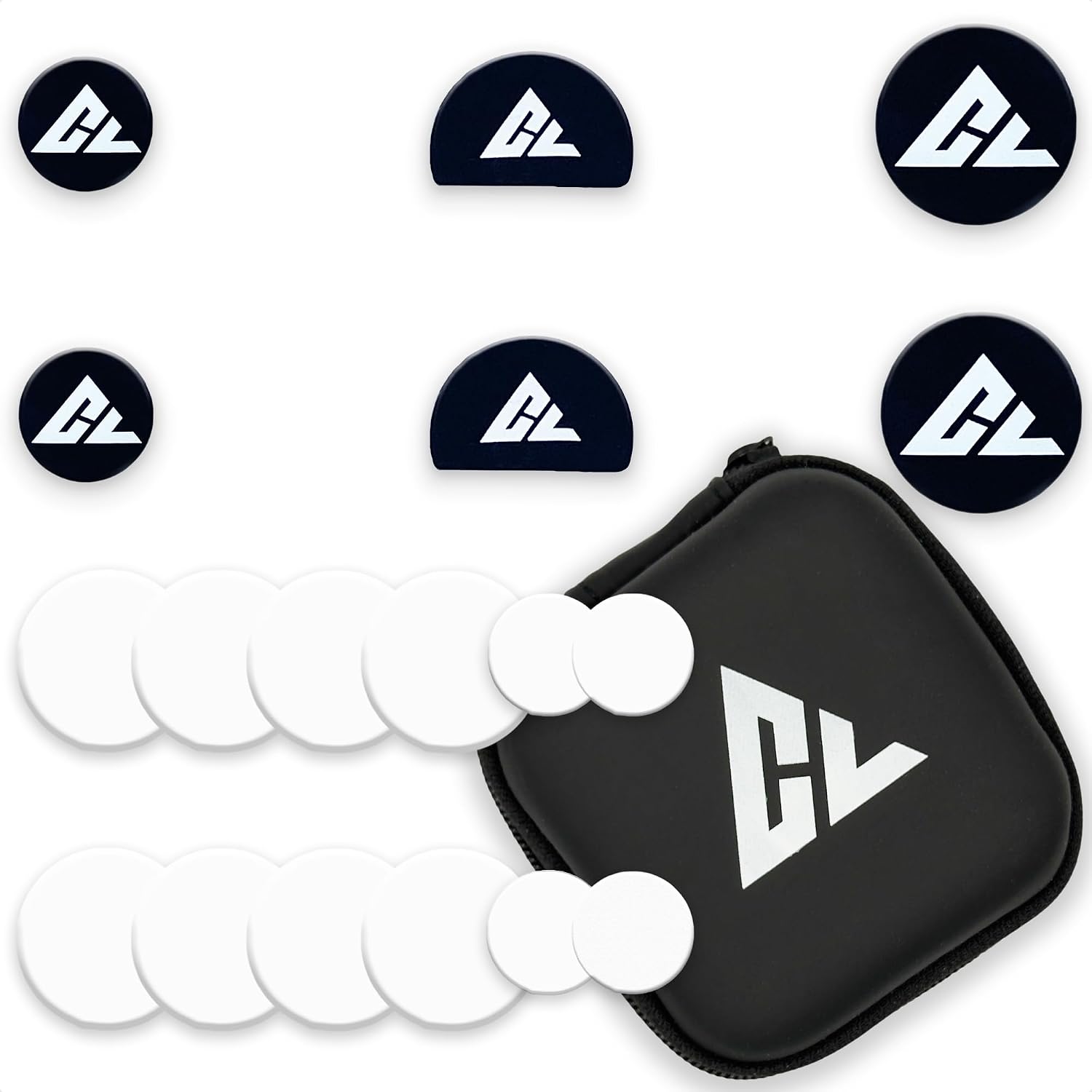 Cauliflower Ear Magnets - 6 Reversible Magnets + 12 Pressure Reduction Discs + 3 Sizes & Shapes - Cauliflower Ear Treatment & Prevention Kit - Flip to Adjust Compression Strength