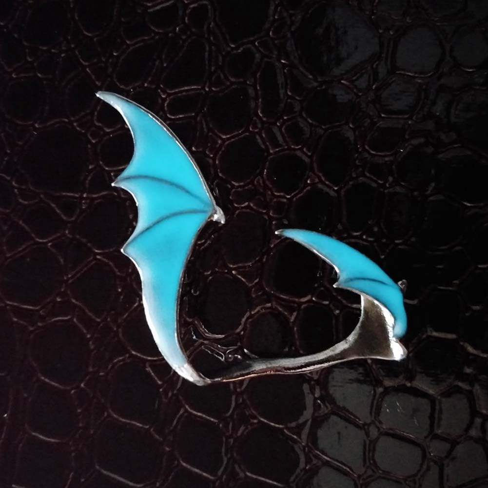 Dragon Ear Wrap Earrings for Women Piercing Men Punk Cuff Glowing Stud Earring - Image 4