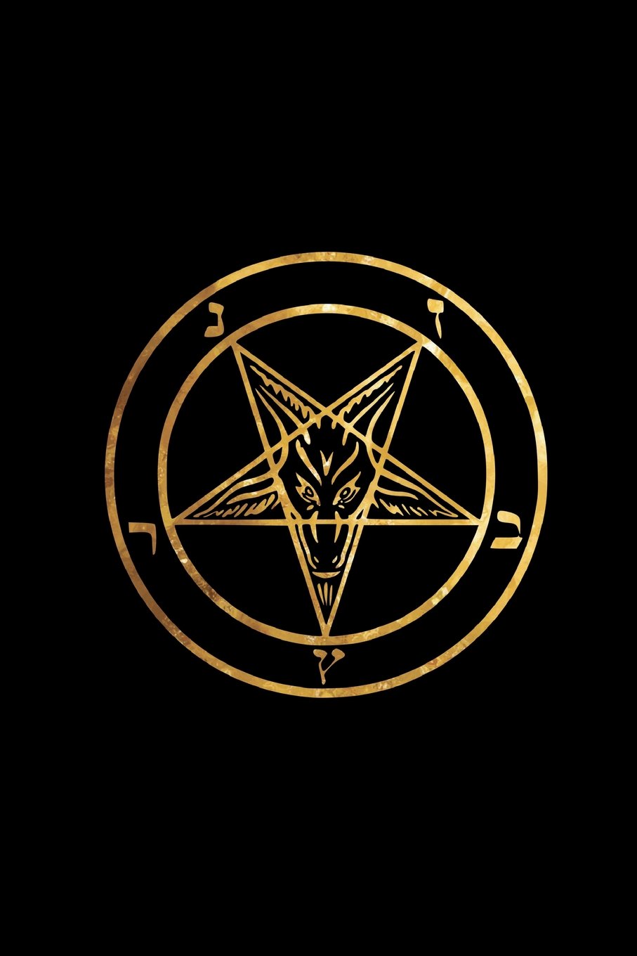 Satanic Pentagram: Black and Gold - Satanic Journal | College Ruled Lined Pages: Volume 3 (Journal, Notebook, Diary, Composition Book)