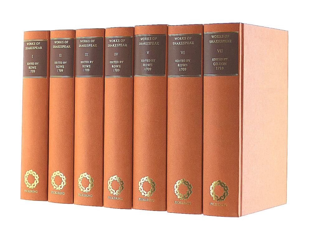 The Works of Mr William Shakespeare: With the Poems Edited by Gildon, 1710