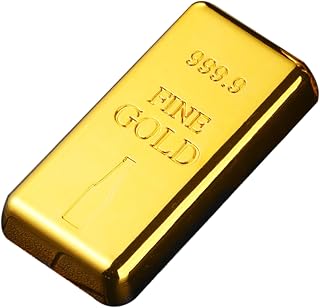 Beer Can Opener, Simulated Gold Brick Manual Can Opener, Easy Portable Tool | Simulated Gold Brick Can Opener Funny Portable for Bar Party Travel Outdoor Picnic Camping Cooking