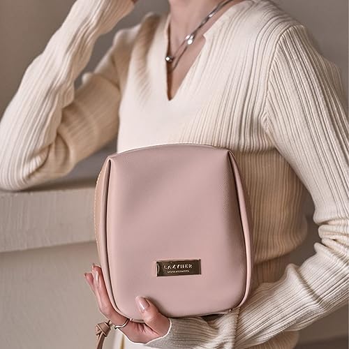 Miniatura 3 de Bolsa de maquillaje para mujer con bolsa de cosméticos de gran capacidad y bolsa de almacenamiento de cosméticos de doble capa de alta gama con