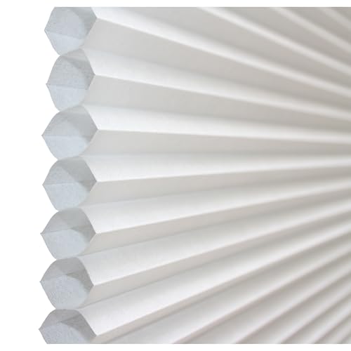 Store plissé nid d'abeilles blanc 80x130 cm opaque EasyFix
