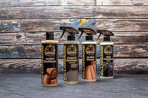 S SUMEX Billionaire Leather Cleaner Limpiador de Asientos de Cuero y Piel Limpia Tapicerías Mantiene el Brillo Natural del Cuero con Pistola de Espuma Aroma a Coche Nuevo 500ml - imagen 4