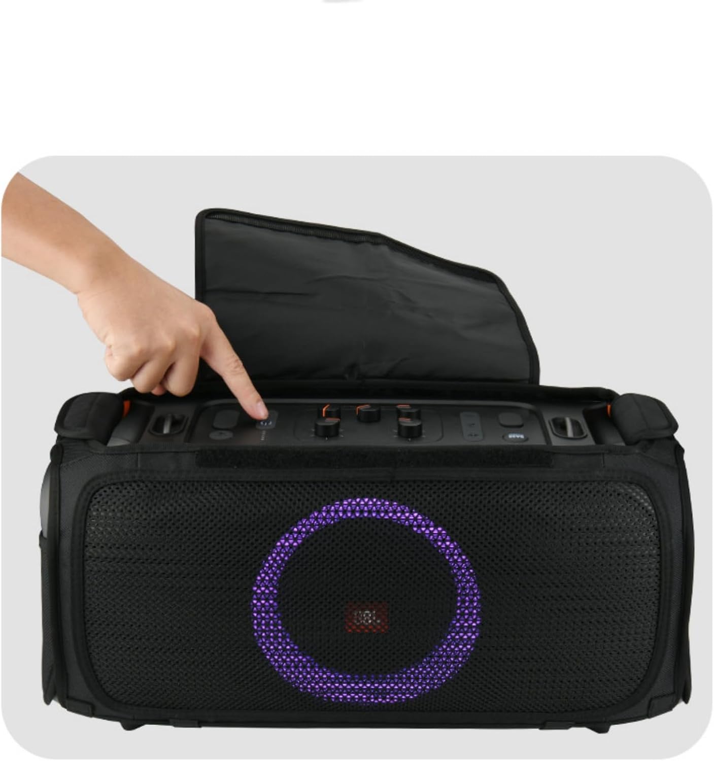 XBERSTAR Speaker Cover for JBL Partybox On The Go Speaker Dust Cover Protective Cover for JBL Partybox On The Go Bluetooth Speaker - Image 5