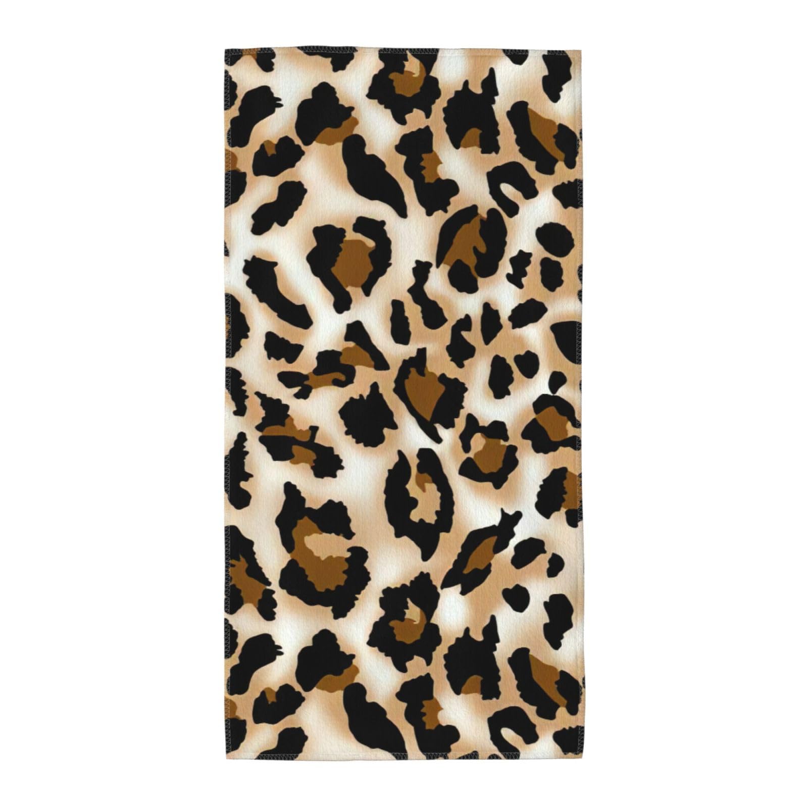 WYCZHY Leopard Printed Quick Dry Beach Towel For Camping Travel Vacation