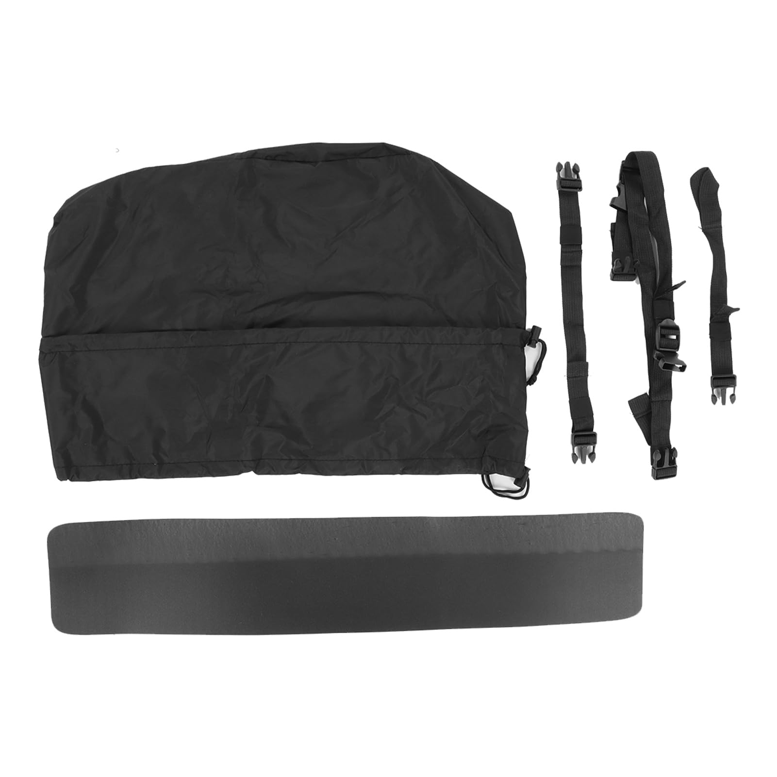 Drfeify Motorrad-Satteltasche, 1 Paar, 600D-Oxford-Stoff, Motorrad-Seitentaschen, 36 L Bis 58 L, Erweiterbare Kapazität mit Regenschutz für Reisen, Pendeln, Tourenfahrer (Black)