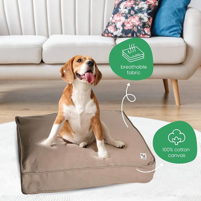 Foto 4 de 8 de Molly Mutt - Funda de Cama para Perro pequeño, Estampado de Caballos Salvajes, 56 x 68,6 x 12,7 cm, 100%…