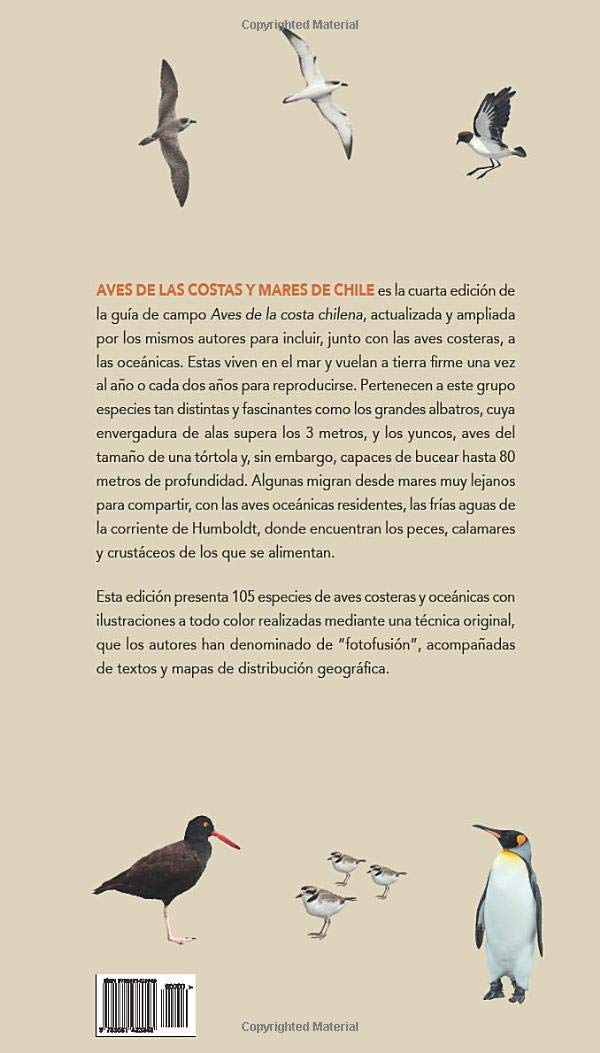 Aves de las costas y mares de Chile: Guía de campo