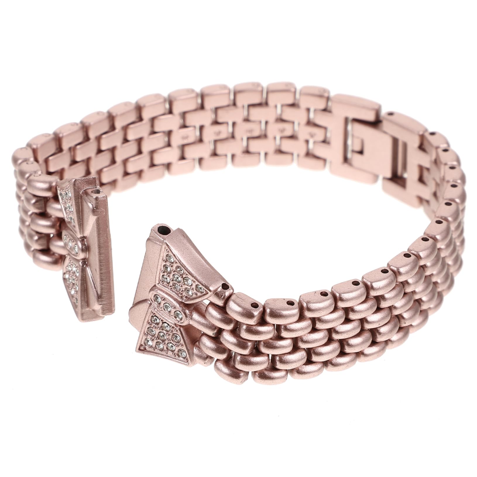 OSALADI 3 Piezas Banda De Acero Inoxidable Pulseras Impermeables Banda De Metal Bandas De Manzanas Bandas De Repuesto Correa De Reloj Inteligente Ajustable B5 Decorar