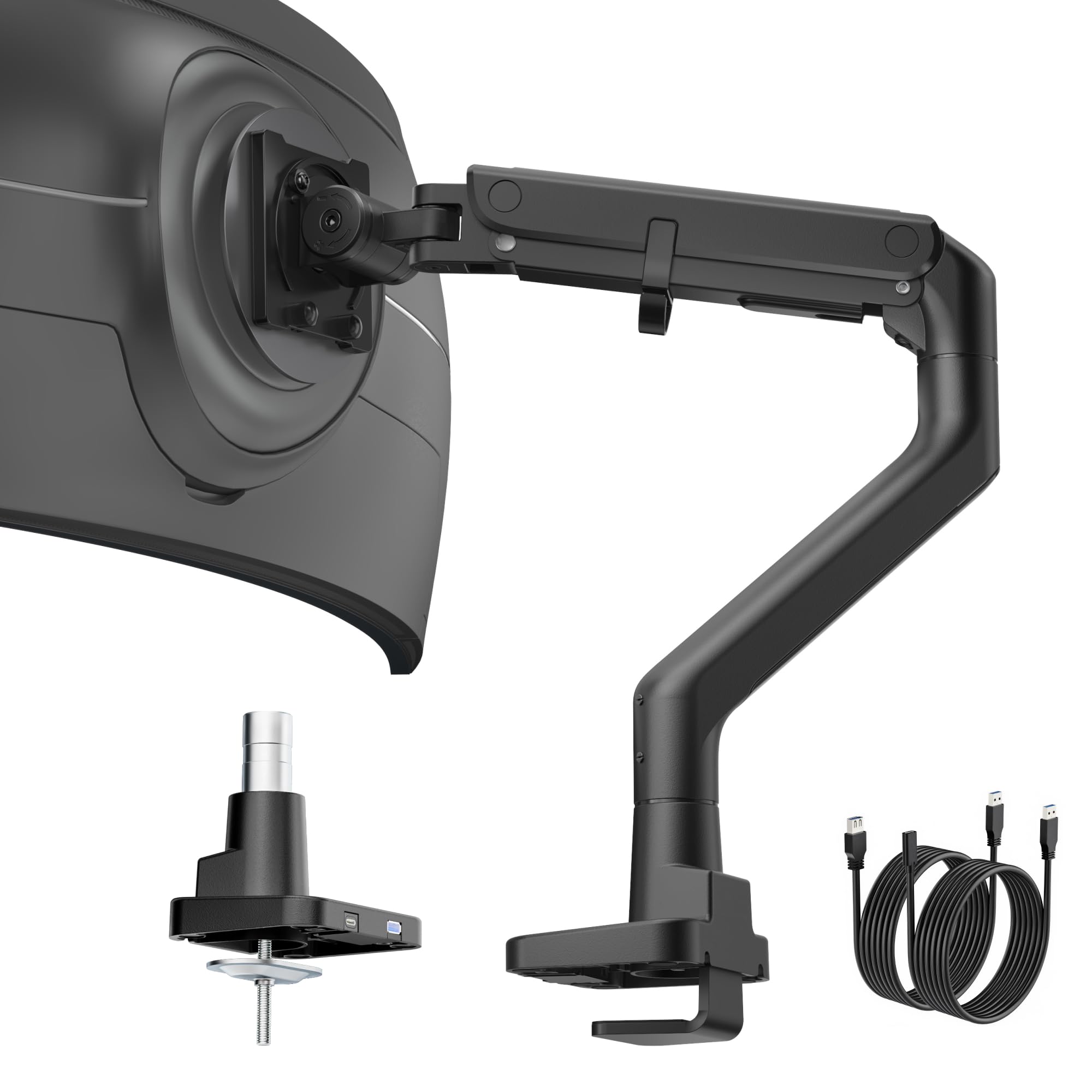 Amazon.co.jp: monTEK モニターアーム Pro 17〜57インチ対応 耐荷重2