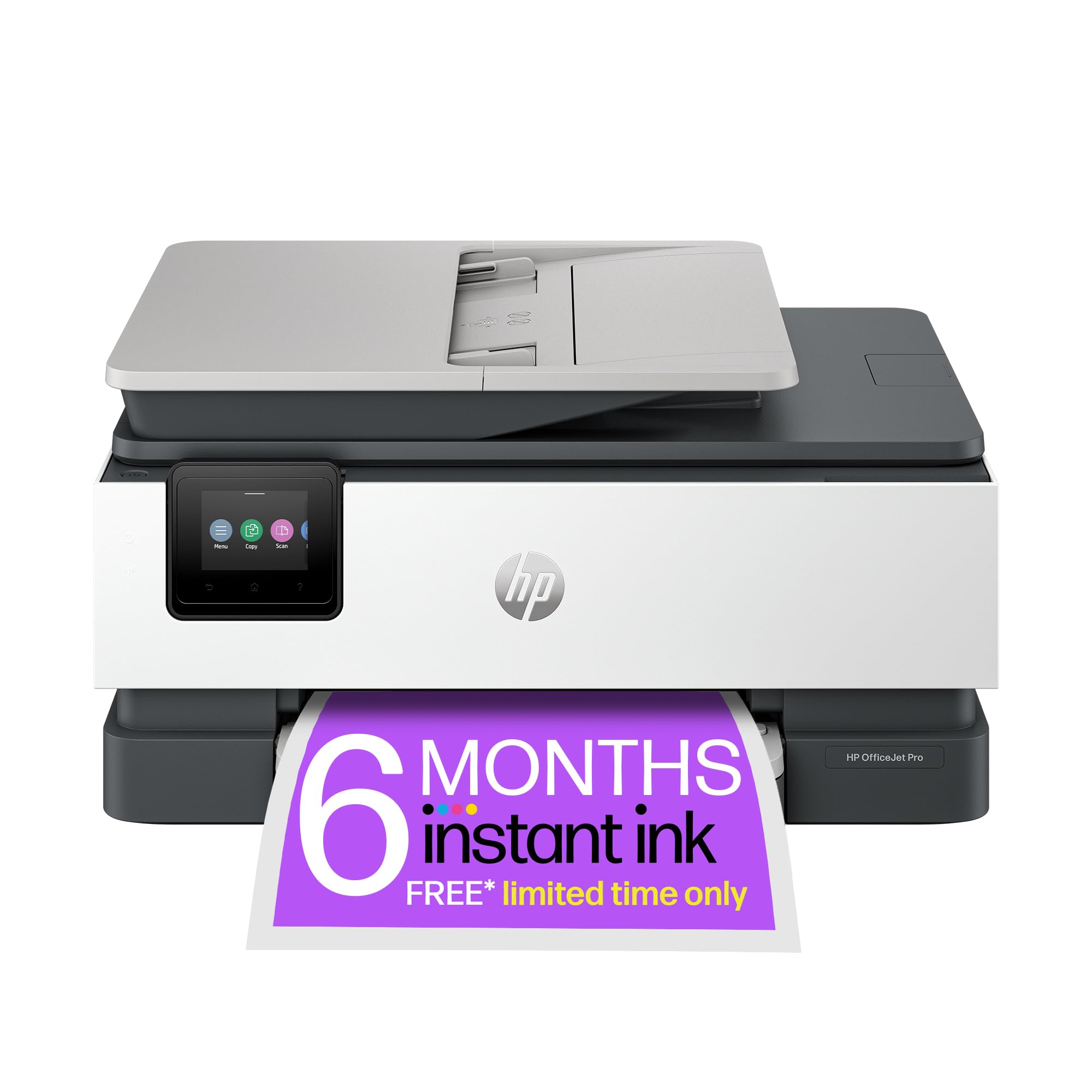 OfficeJet Pro 8132e All-in-One Printer | Colour | Printer for Home | Print, Scan, Copy, Fax Automatic Document Feeder| 3 Months of free Instant Ink | Up to 3 Year Warranty
