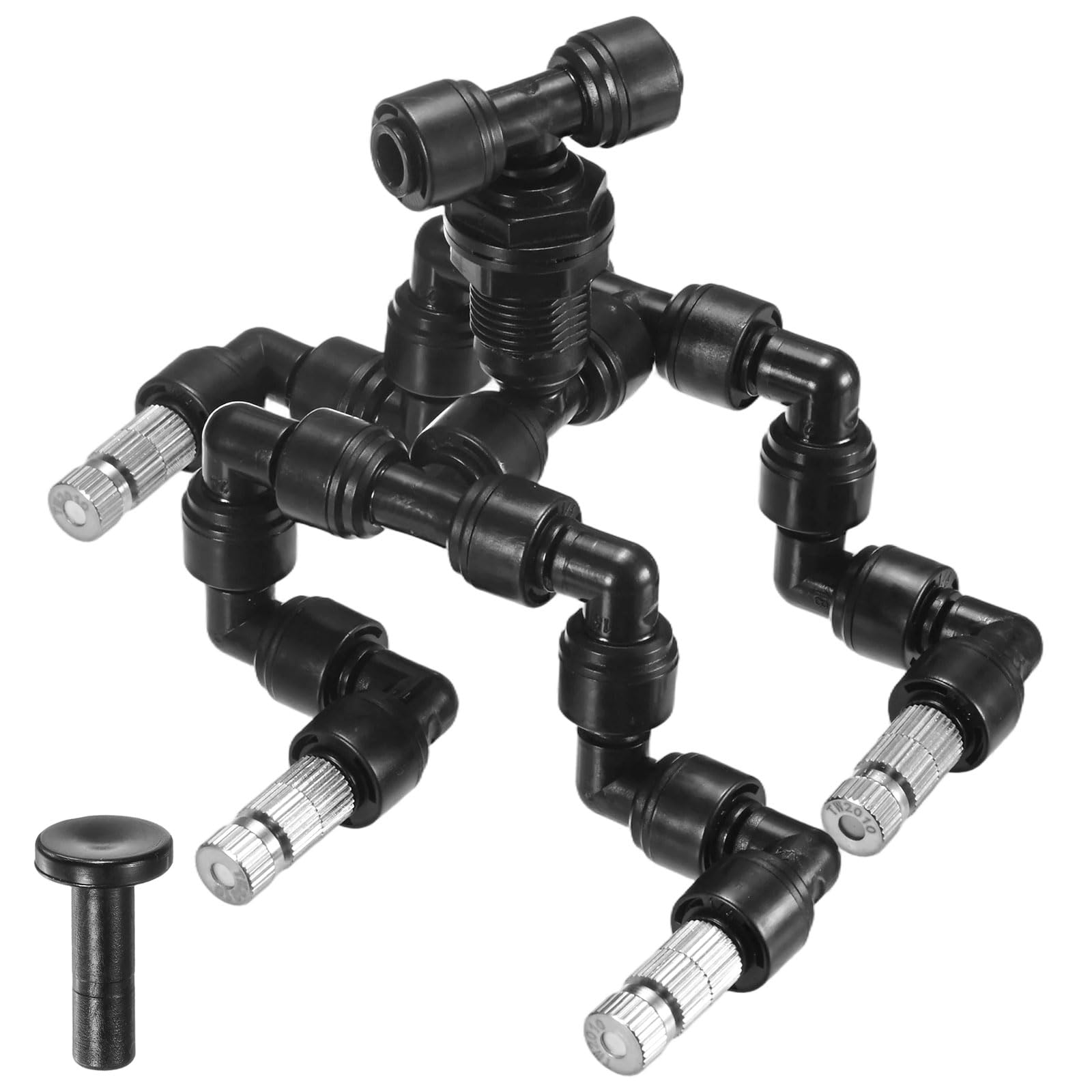 Buse brumisation reptile en cuivre durable à quatre têtes de 0.2 mm