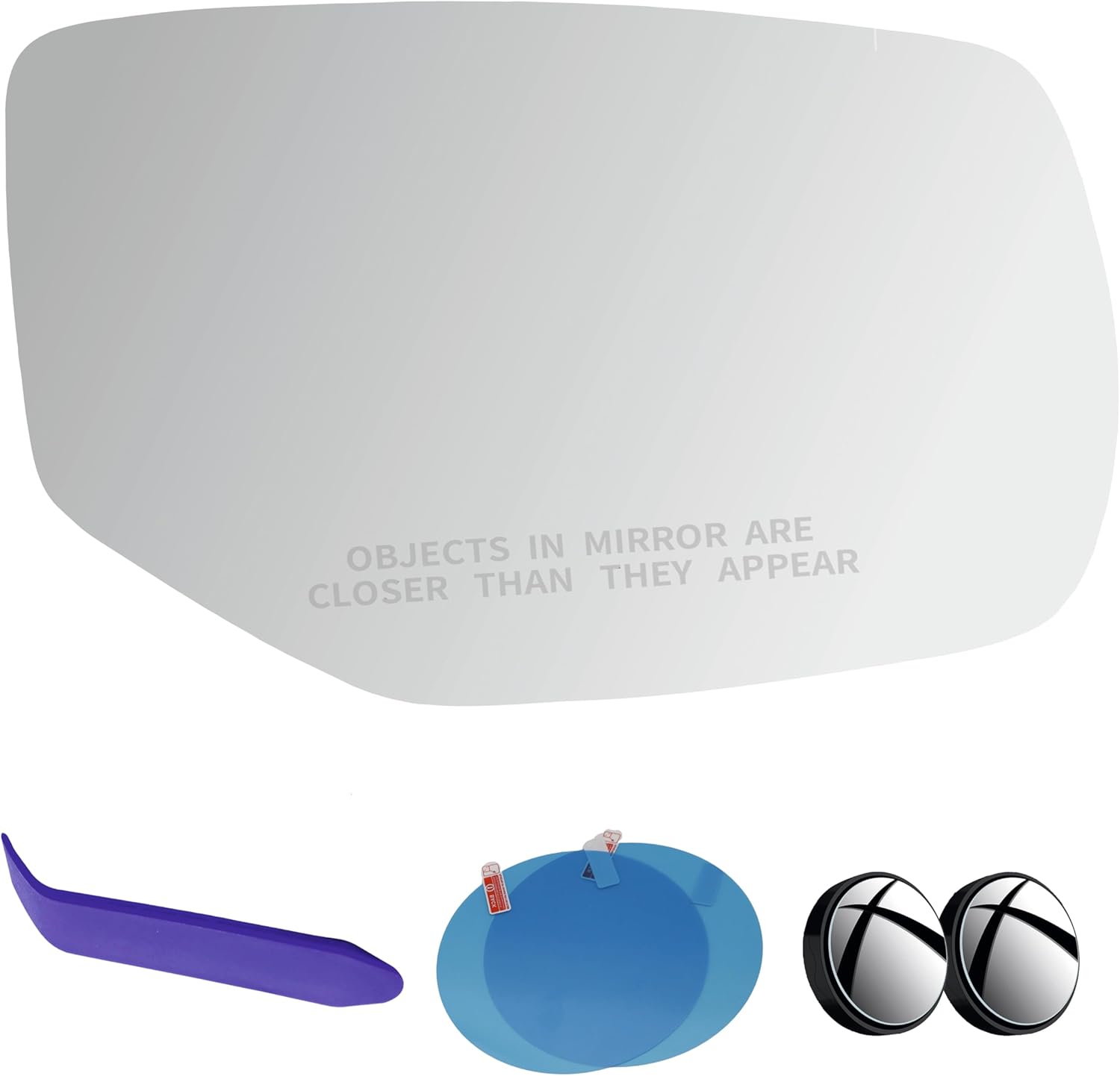 EAP Passenger Side Mirror Glass Compatible with Honda Accord 2013-2017, Heated (Doesn't Fit Non-Heated Mirrors) 76203T2GA11, 76203T2GA91